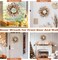 Fall Wreath for Front Door 24 Inch Fall Door Wreaths, Large Autumn Wreath(Withered Yellow)24"D x 24"W x 4"H